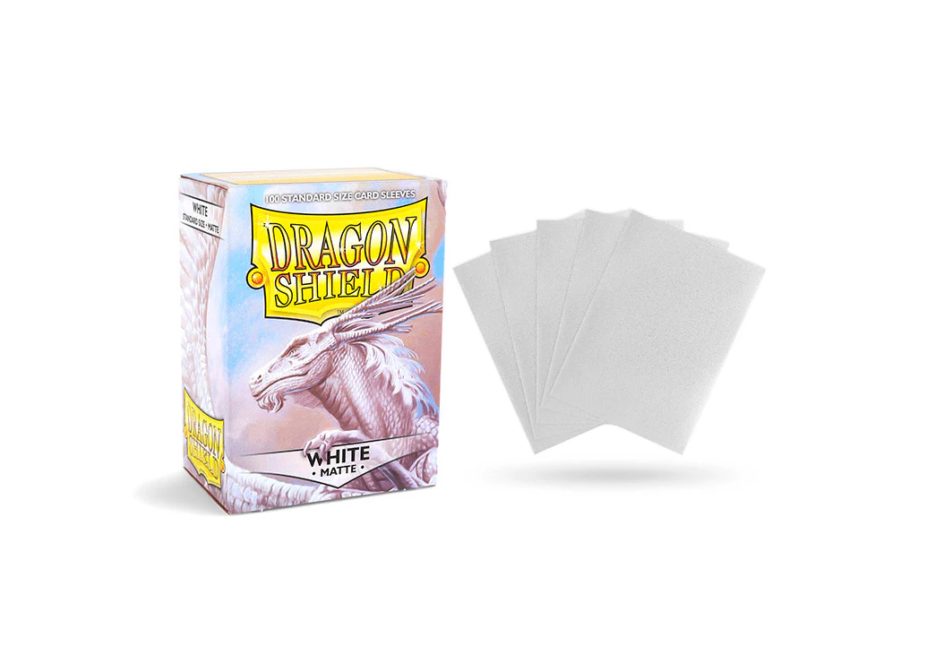 Dragon Shield White Matte Sleeves (100)